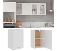vidaXL Mobile Pensile Bianco 39,5x31x60 cm in Legno Multistrato