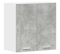 vidaXL Mobile Pensile Grigio Cemento 60x31x60 cm in Legno Multistrato