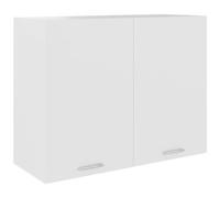 VIDAXL - Mobile Pensile Lyon Bianco 80x31x60 cm in Legno Multistrato