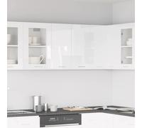 vidaXL Mobile Pensile “Lyon” Bianco Lucido 60x31x60 cm