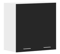 vidaXL Mobile Pensile Nero 60x31x60 cm in Legno Multistrato