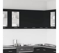 vidaXL Mobile Pensile “Lyon” Nero 60x31x60 cm in Legno Multistrato