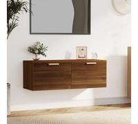 vidaXL Mobile Pensile Rovere Marrone 100x36,5x35 cm Legno Multistrato