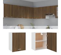 vidaXL Mobile Pensile Rovere Marrone 50x31x60 cm in Legno Multistrato