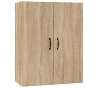 vidaXL Mobile Pensile Rovere Sonoma 69,5x34x90 cm in Legno Multistrato