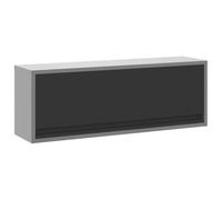 vidaXL Mobile per Attrezzi Nero e Grigio 100 x 25 x 35 cm | C'è tanto spazio per i tuoi attrezzi, Si apre facilmente per avere accesso subito, Puoi appenderlo al muro,