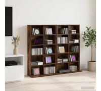 vidaXL Mobile per CD 2 pz Rovere Fumo 65 x 23,5 x 97,5 cm