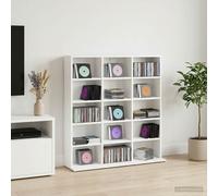 vidaXL Mobile per CD Bianco 96 x 23,5 x 97,5 cm Legno ingegnerizzato