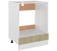 vidaXL Mobile per Forno Rovere Sonoma 60x46x81,5 cm Legno Multistrato