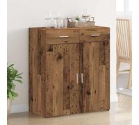 vidaXL Mobile per la conservazione Legno Antico 80x42,5x93,5 cm Legno ingegnerizzato