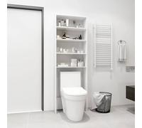 vidaXL Mobile per Lavatrice Bianco 64x24x190 cm