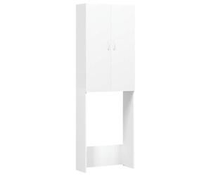 vidaXL Mobile per Lavatrice Bianco 64x25,5x190 cm