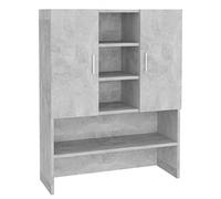 vidaXL Mobile per Lavatrice Grigio Cemento 70,5x25,5x90 cm