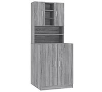 Mobile Per Lavatrice Grigio Sonoma In Legno Multistrato