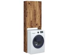 vidaXL Mobile per lavatrice Legno Antico 64x25,5x190 cm – Armadietto per lavatrice