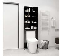 VIDAXL - Mobile per Lavatrice Nero 64x24x190 cm