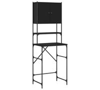 vidaXL Mobile per Lavatrice Nero 68x48,5x194 cm