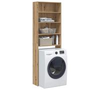 vidaXL Mobile per Lavatrice Rovere Artigianale 64x24x190 cm