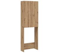 vidaXL Mobile per Lavatrice Rovere Artigianale 64x25,5x190 cm, armadietto per Lavatrice, Mobile per Lavatrice, armadietto per bucato