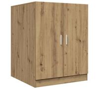 vidaXL Mobile per Lavatrice Rovere Artigianale 70,5x71,5x91,5 cm, mobiletto per Lavatrice, Armadio per Lavanderia, armadietto per Lavanderia