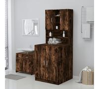 vidaXL Mobile per Lavatrice Rovere Fumo 71x71,5x91,5 cm