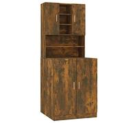 Mobile per lavatrice rovere fumo in legno multistrato