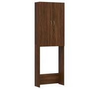 Mobile per lavatrice rovere marrone 64x25,5x190 cm
