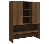 vidaXL Mobile per Lavatrice Rovere Marrone 70,5x25,5x90 cm