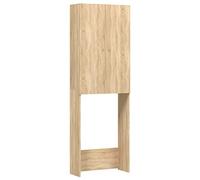 Mobile Per Lavatrice Rovere Sonoma 64x25,5x190 Cm