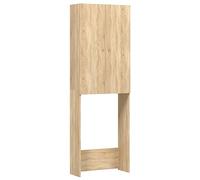 vidaXL Mobile per Lavatrice Rovere Sonoma 64x25,5x190 cm