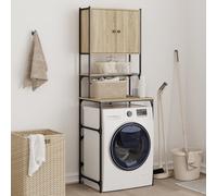 vidaXL Mobile per Lavatrice Rovere Sonoma 68x48,5x194 cm