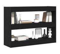 vidaXL Mobile per Libri Moderno in Rovere Nero | Divisore di Ambienti con Ampio Spazio di Archiviazione Finitura Elegante Legno Ingegnerizzato Ideale per Libri e Oggetti Espositivi Perfetta Soluzione