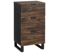 vidaXL Mobile Sideboard 40x33.5x75 cm in Legno Massello di Mango