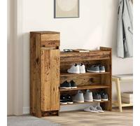 vidaXL Mobile per scarpe 100,5 x 28 x 100 cm Legno ingegnerizzato