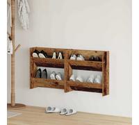 vidaXL Mobile per scarpe 2 pz 60 x 18 x 60 cm Legno ingegnerizzato