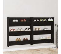 vidaXL Mobile per scarpe 2 pz 86 x 18 x 90 cm Legno ingegnerizzato