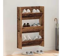 vidaXL Mobile per scarpe 60 x 18 x 90 cm Legno ingegnerizzato