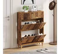 vidaXL Mobile per scarpe ALKMAAR 78 x 24 x 103 cm Legno ingegnerizzato