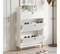 vidaXL Mobile per scarpe ALKMAAR 78 x 24 x 103 cm Legno ingegnerizzato