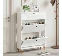 vidaXL Mobile per scarpe ALKMAAR 78 x 24 x 103 cm Legno ingegnerizzato
