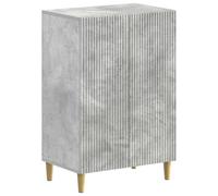 vidaXL Mobile per scarpe ARNHEM 59,5 x 39,5 x 90 cm Grigio Cemento