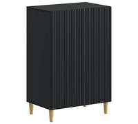 vidaXL Mobile per scarpe ARNHEM 59,5 x 39,5 x 90 cm Nero