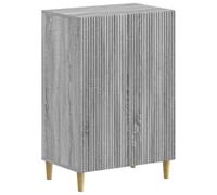 vidaXL Mobile per scarpe ARNHEM 59,5 x 39,5 x 90 cm Sonoma grigio