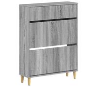 vidaXL Mobile per scarpe ARNHEM 78 x 24 x 103 cm Legno ingegnerizzato