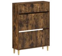 vidaXL Mobile per scarpe ARNHEM 78 x 24 x 103 cm Legno ingegnerizzato