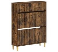 vidaXL Mobile per scarpe ARNHEM 78 x 24 x 103 cm Legno ingegnerizzato