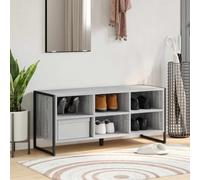 vidaXL Mobile per scarpe Grigio Sonoma 60 x 35 x 44 cm