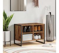 vidaXL Mobile per scarpe Legno vecchio 60 x 35 x 44 cm