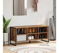 vidaXL Mobile per scarpe Legno vecchio 60 x 35 x 44 cm