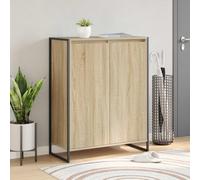 vidaXL Mobile per scarpe Sonoma 79 x 36 x 100 cm Legno multistrato